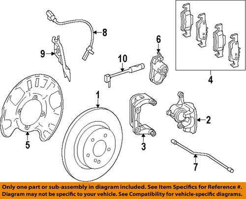 Mercedes-benz-mb oem 0064204120 brake pad or shoe, rear/disc brake pad