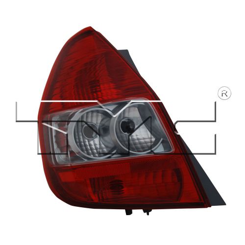 Tail light assembly left tyc 11-6210-01 fits 07-08 honda fit