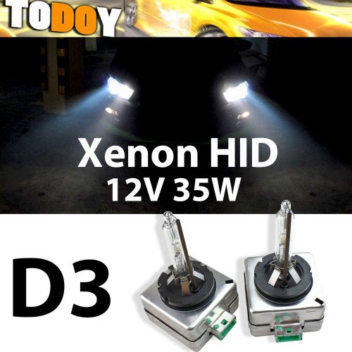 Oem quality pair d3s d3c 4300k car xenon hid headlight replacement light bulb