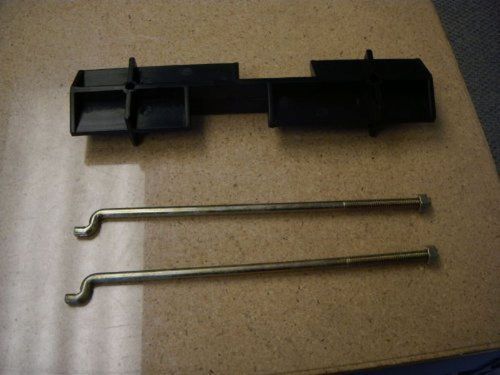 Ezgo golf cart battery hold down with rods kit  for ezgo 1994 - up.  free shi...