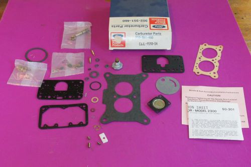 Omc ford carburetor kit. ford # 302-351-460 omc # 982538 box was open when found