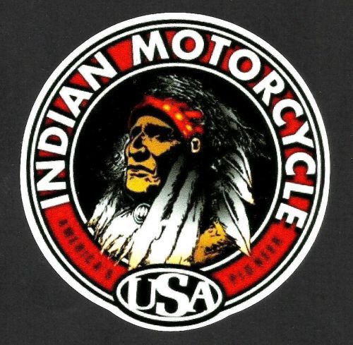 Indian motorcycles workshop gas garage service station sticker decal new chopper