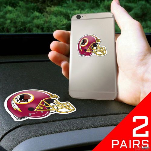 Fanmats - 2 pairs of nfl washington redskins dashboard phone grips 13106