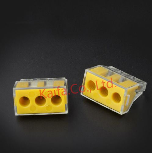 Wago 773-173(pct-103d) universal compact wire connector 3 pinterminal block