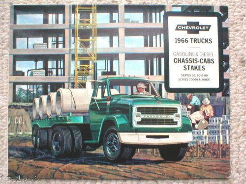 1966 chevy stake truck series 50/60/70 brochure / catalog