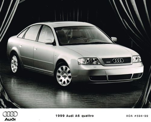 1999 audi a6 factory press kit / brochure / photo&#039;s; quattro,avant,a-6