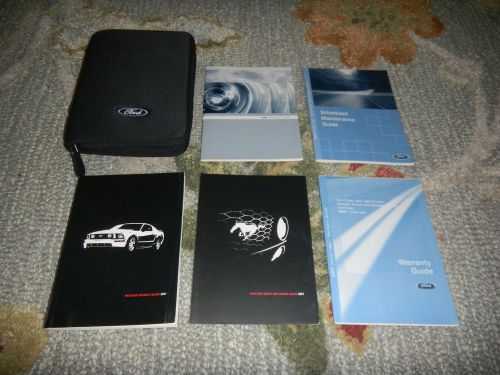 2007 ford mustang owners manual set + free shipping