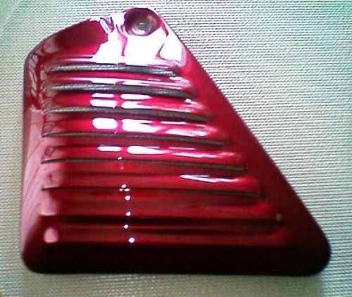 V-rod louvered neck cover (left) lava red sunglo