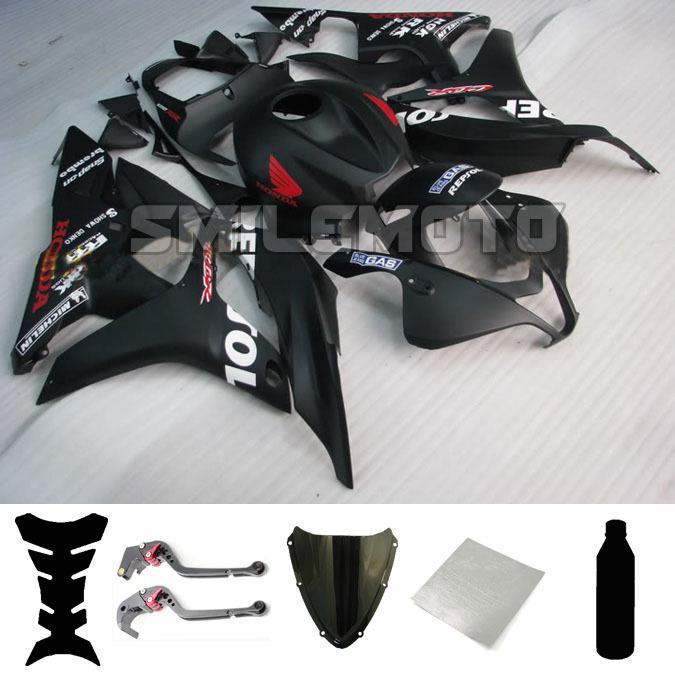 Bundle injection fairing windscreen levers for honda 2007 2008 cbr 600 rr f5 pau