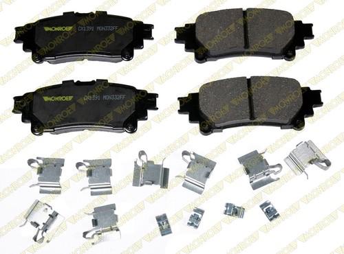 Monroe cx1391 brake pad or shoe, rear-monroe ceramics brake pad