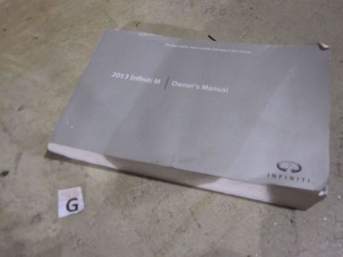 2013 infiniti m owners manual guide