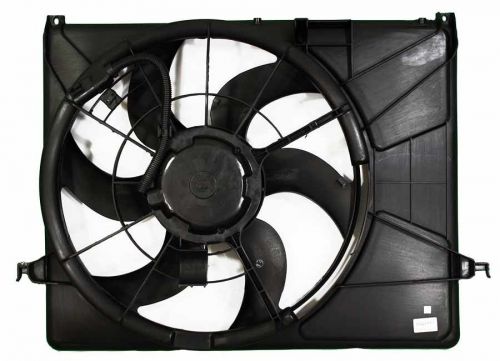 Dual radiator &amp; condenser fan assembly fits 2006-2010 hyundai sonata  apdi