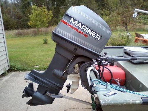 40 hp mariner tiller boat motor