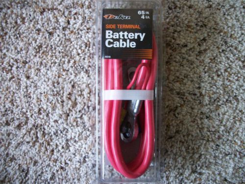 Nib deka 00240 battery starter cable positive 4 gauge 65 inch side mount red