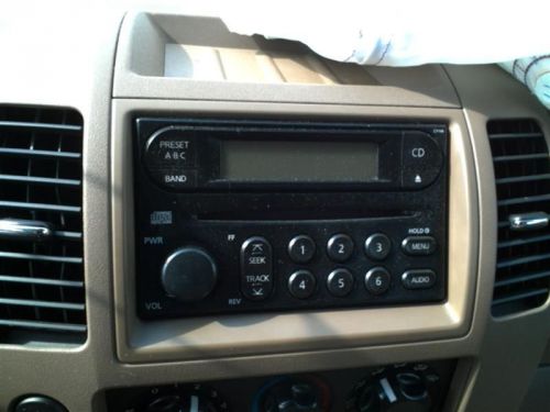 2007 07 nissan pathfinder am fm cd player radio