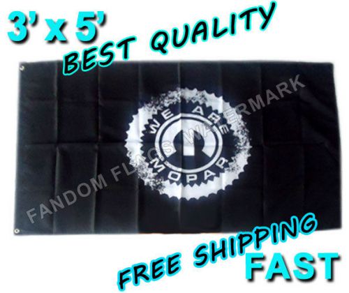 Mopar flag - new 3x5 large banner - cuda challenger charger roadrunner superbee