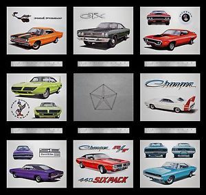 Road runner gtx satellite plymouth: 1971 1972 1973 1974 360 340 318 225 - prints