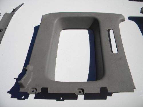 Nissan frontier 2000 left hand king cab window finish panel gray