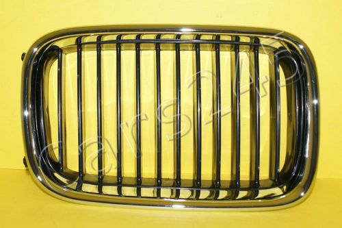 92-96 bmw 3 series e36 front center grille chrome &amp; black right side