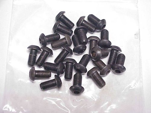 24 fine thread button/socket head screws/bolts 1/4-28 x 1/2  nascar