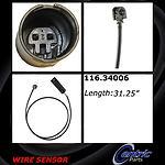 Centric parts 116.34006 rear disc pad sensor wire