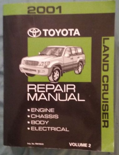 2001 toyota land cruiser vol 2 repair manual.