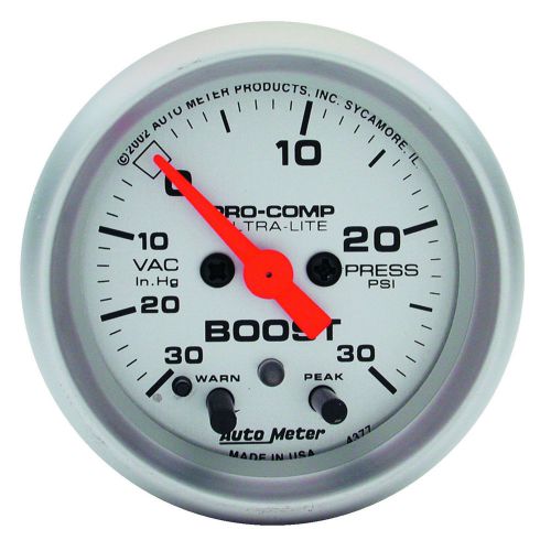 Auto meter 4376 2-1/16&#034; ultra-lite boost gauge