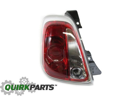 2012-2016 fiat 500 convertible left rear drivers side taillight lamp oem mopar