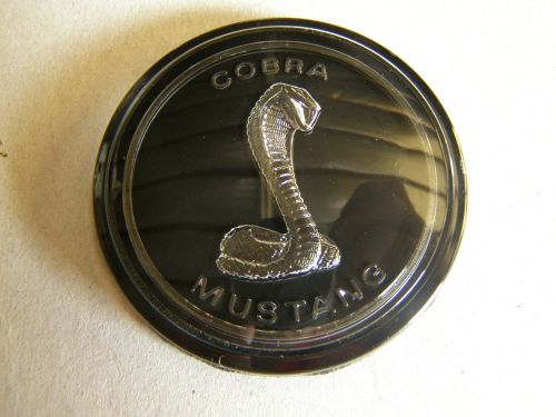 Nos 1979 ford mustang cobra dash emblem ornament