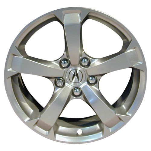 Oem reman 18x8 alloy wheel, rim medium charcoal metallic full face painted-71786