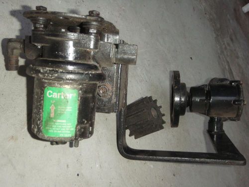 Johnson water pump, fuel pump  carter mounting bracket. fit volvo, kaama,  bbc.