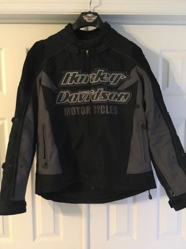 Buy Harley Davidson Kevlar Armored Riding Jacket Mens Medium With ...