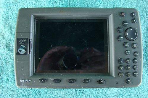 Garmin 2206 gps chartplotter for parts.