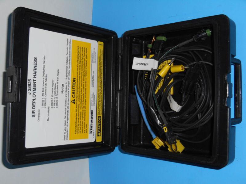 Kent moore j 38826 sir deployment harness kit, air bags,diagnosis,adapters,gm