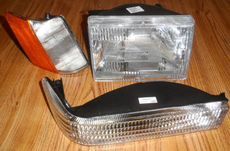 Jeep - new headlight assembly - passenger front - jeep grand cherokee zj 93-98