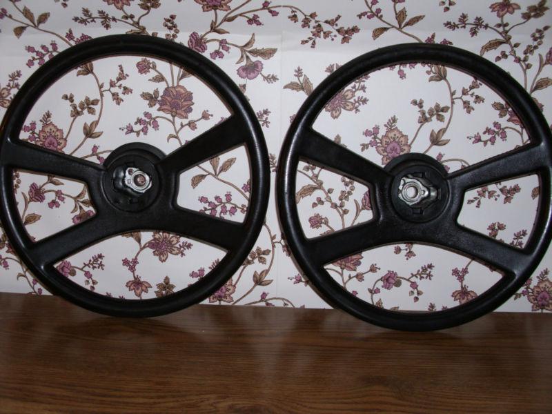 Two 88to98 chevy truck streeing wheels