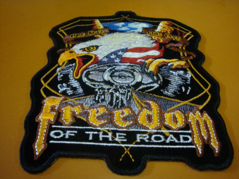 Freedom of the road biker patch new!!