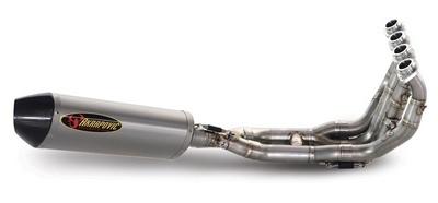 Akrapovic racing 4:2:1 full exhaust system hex ss/ss/ti/cf for yam yzf-r6 06-07