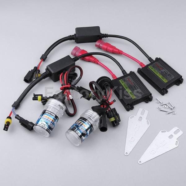 Smf 55w 12v dc xenon hid light 9005/hb3 6000k car headlight kit w/ slim ballast