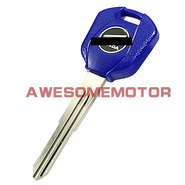 Uncut blue motorcycle blank key for honda cbr 400 600 954 1000rr 1100rr warranty