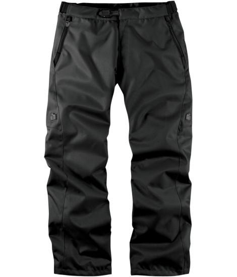 Icon device mens textile motorcycle overpant pants stealth black 30 waist