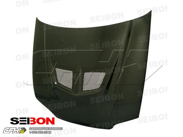 Seibon carbon fiber evo-style carbon fiber hood kit auto body honda civic 92-95