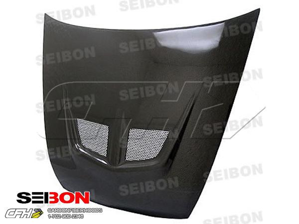 Seibon carbon fiber evo-style carbon fiber hood kit auto body honda accord 03-07