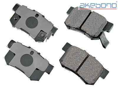 Akebono act536 brake pad or shoe, rear-proact ultra premium ceramic pads