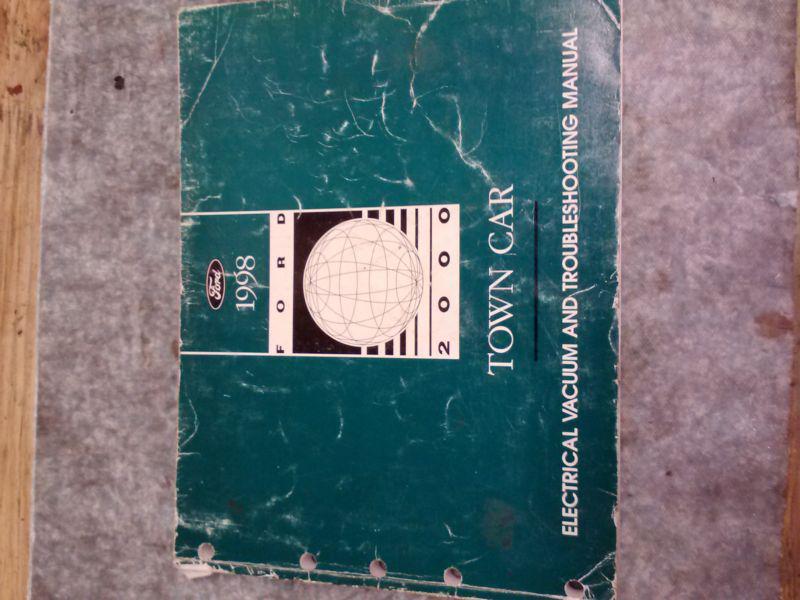 1998 ford town car factory shop service repair manual electrical and vacuum 