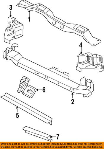 Mopar oem 5183249ac radiator support-lower shield