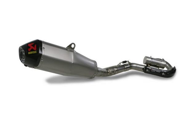 Akrapovic evolution full exhaust system ti/ti/cf for honda crf250r 2011-2013