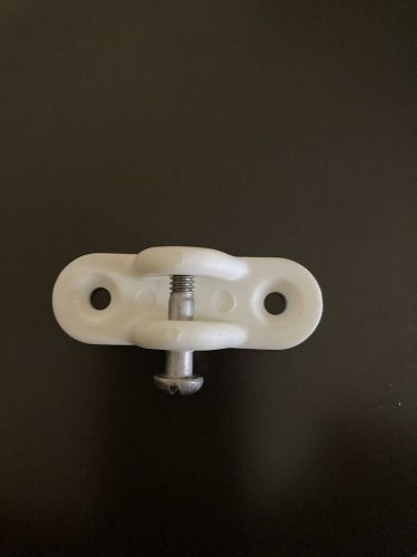 Nylon small deck hinge - white 100 each