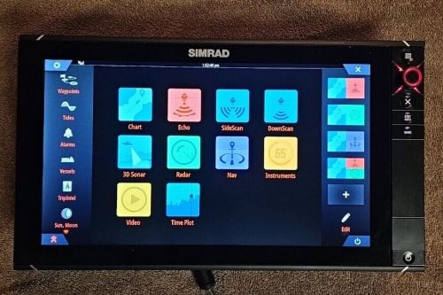 Simrad nss16 evo2 16&#034; multifunction display mfd chartplotter power wire &amp; cover