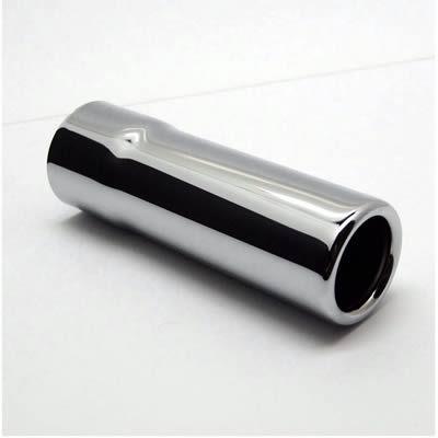Jones exhaust stainless steel exhaust tip 2" weld-on 2 1/4" out polished